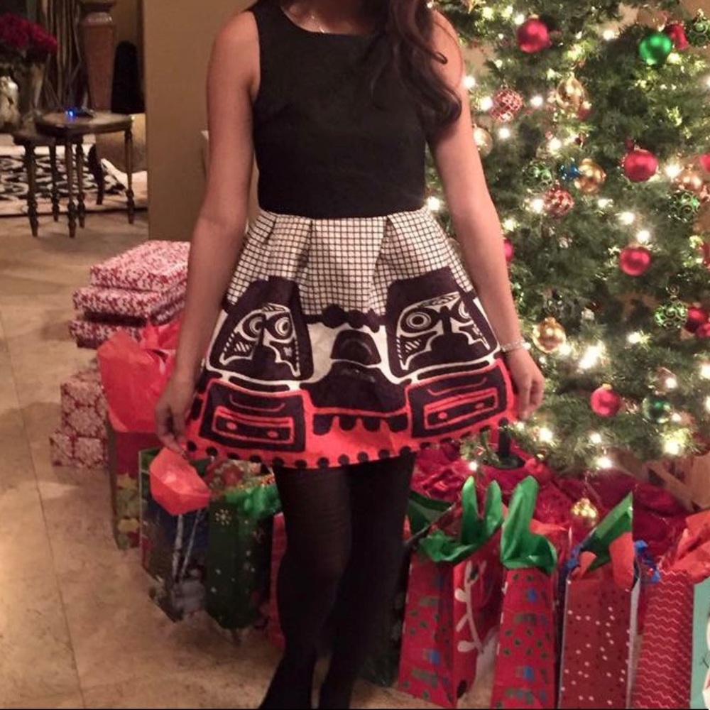 Classy empire waist dress